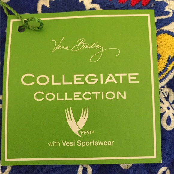 Vera Bradley Blue Mini Concerto Campus Backpack 📚 - Picture 7 of 8